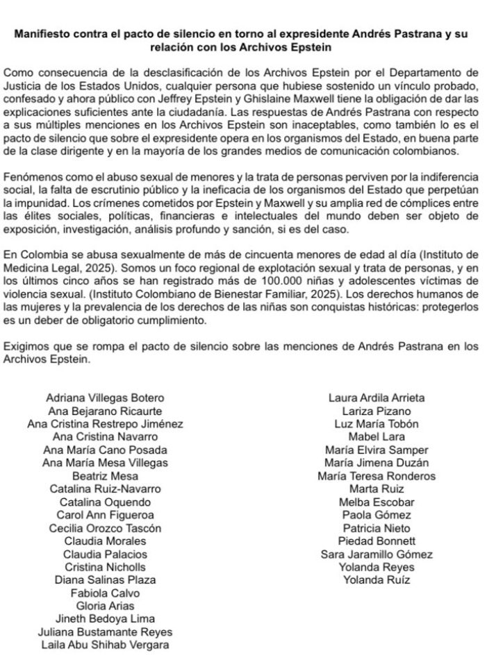 A todas y cada una de estas “valientes” (como las llaman ya por ahí), les pregunto: 

Dónde está la carta exigiéndole a <a href="/SandraComunes/">Sandra Ramírez</a> y a todos los “exFarc” <a href="/ComunesCoL/">Partido COMUNES 🌹</a> la reparación y las penas a pagar por los 18.677 niños reclutados, violados y sometidos? Convenientes no pues