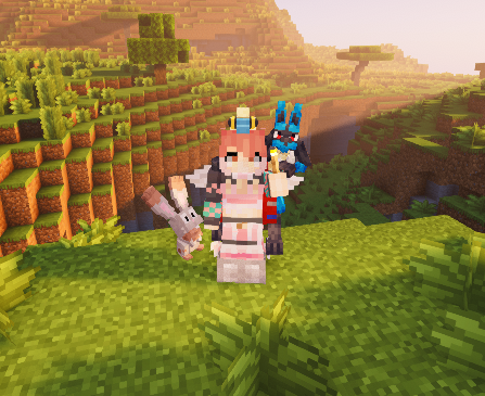 Cuando termino mis deberes y de entrenar me relaja bastante jugar Cobblemon. 

Mi pequeño Riolu ahora es todo un Lucario ᕙ(  •̀ ᗜ •́  )ᕗ