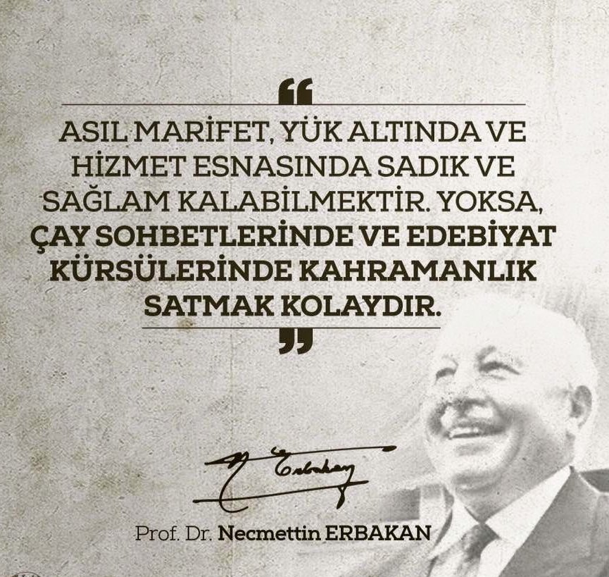 meozcinar's tweet photo. Ömrünü davasına ve ülkesine
adamış,büyük siyaset ve bilim adamı Prof.Dr.Necmettin Erbakan hocamızı vefatının 15. yılında rahmet, minnet ve özlemle anıyoruz.

"İman varsa, imkanda vardır."
#NecmettinErbakan https://t.co/xDlCVo3mqt
