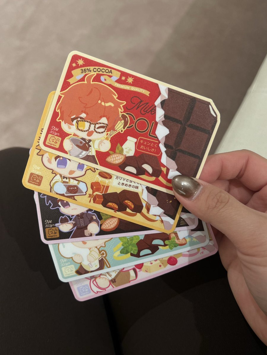 🍫🍫  mysme choco stickers .✦ ݁˖