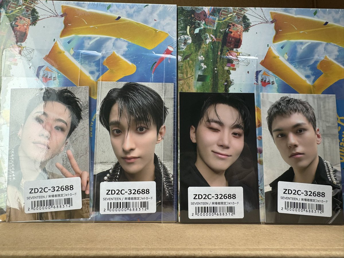 交換】SEVENTEEN セブチ NEW_ 会場限定 トレカ 交換 買取 ユニバ 特典