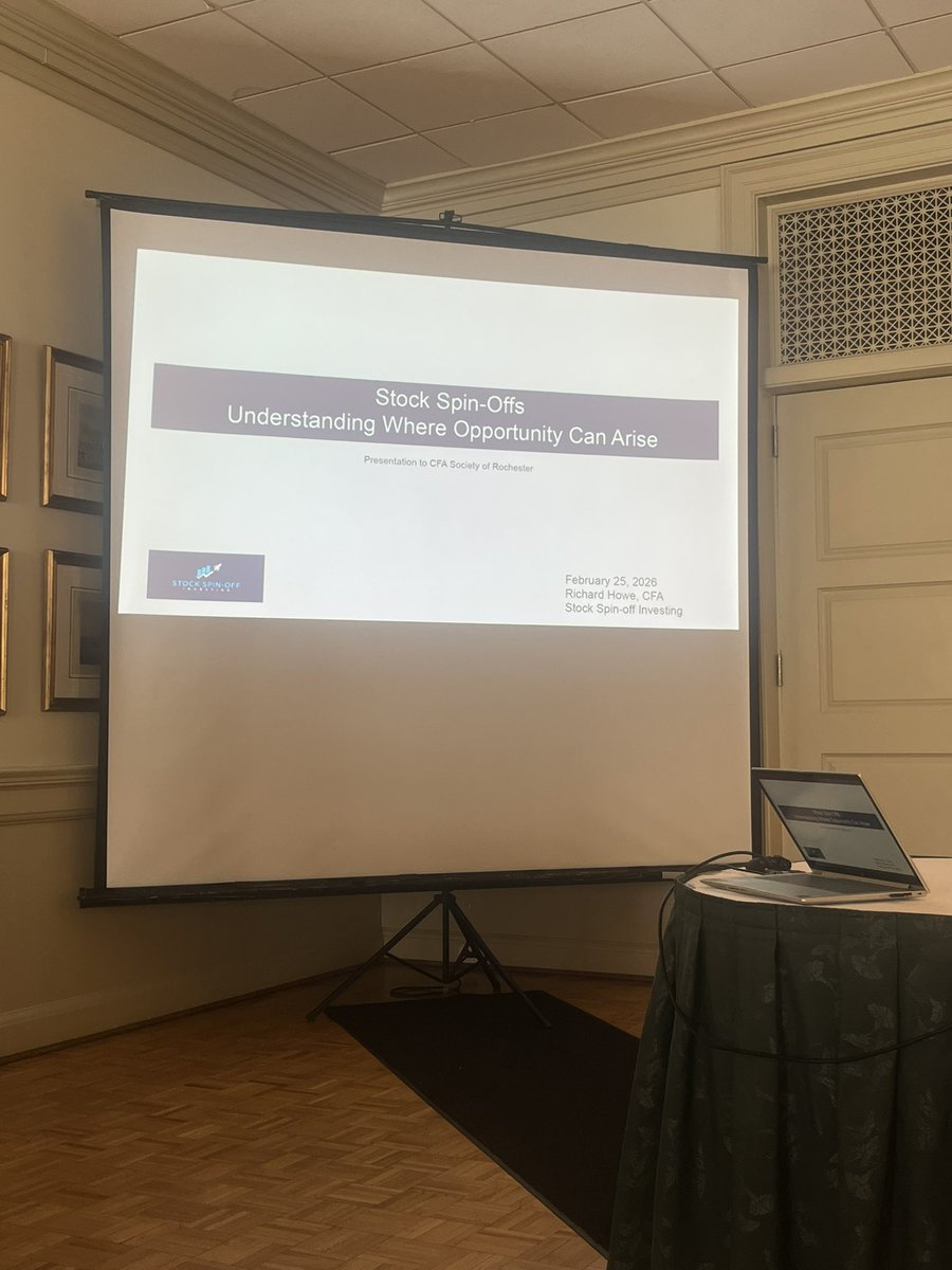 Had a great time learning about all things spin-offs from the man <a href="/stockspinoffss/">Rich Howe</a> 
Can’t wait for Berkshire. (Go Bills)