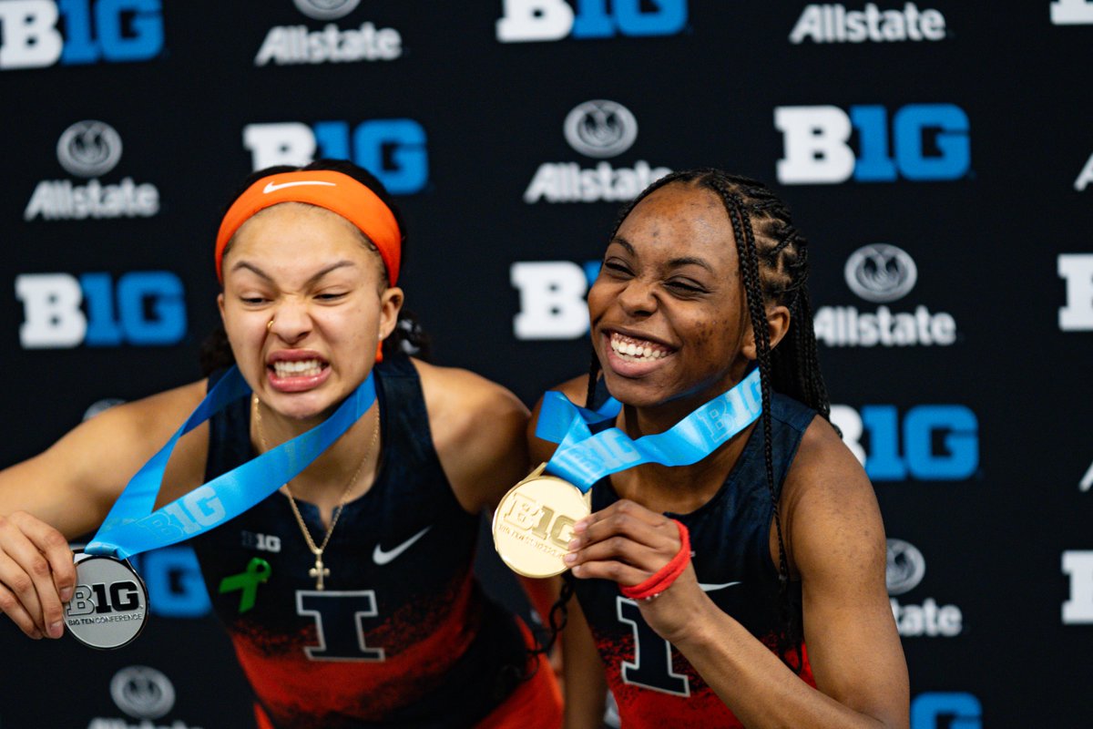 IlliniTrackXC's tweet photo. Gold and silver has a nice ring to it doesn't it? 🥇🥈

#WhyNotILL https://t.co/oXXmKpIpQ4