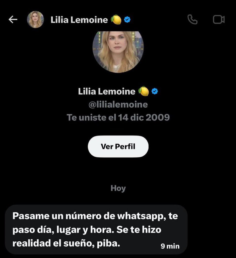 Lilia Lemoine invitando a pelear. No no, más negra y villera no puede ser está mina. Que vergüenza que ocupe una banca en el Congreso de la Nación.