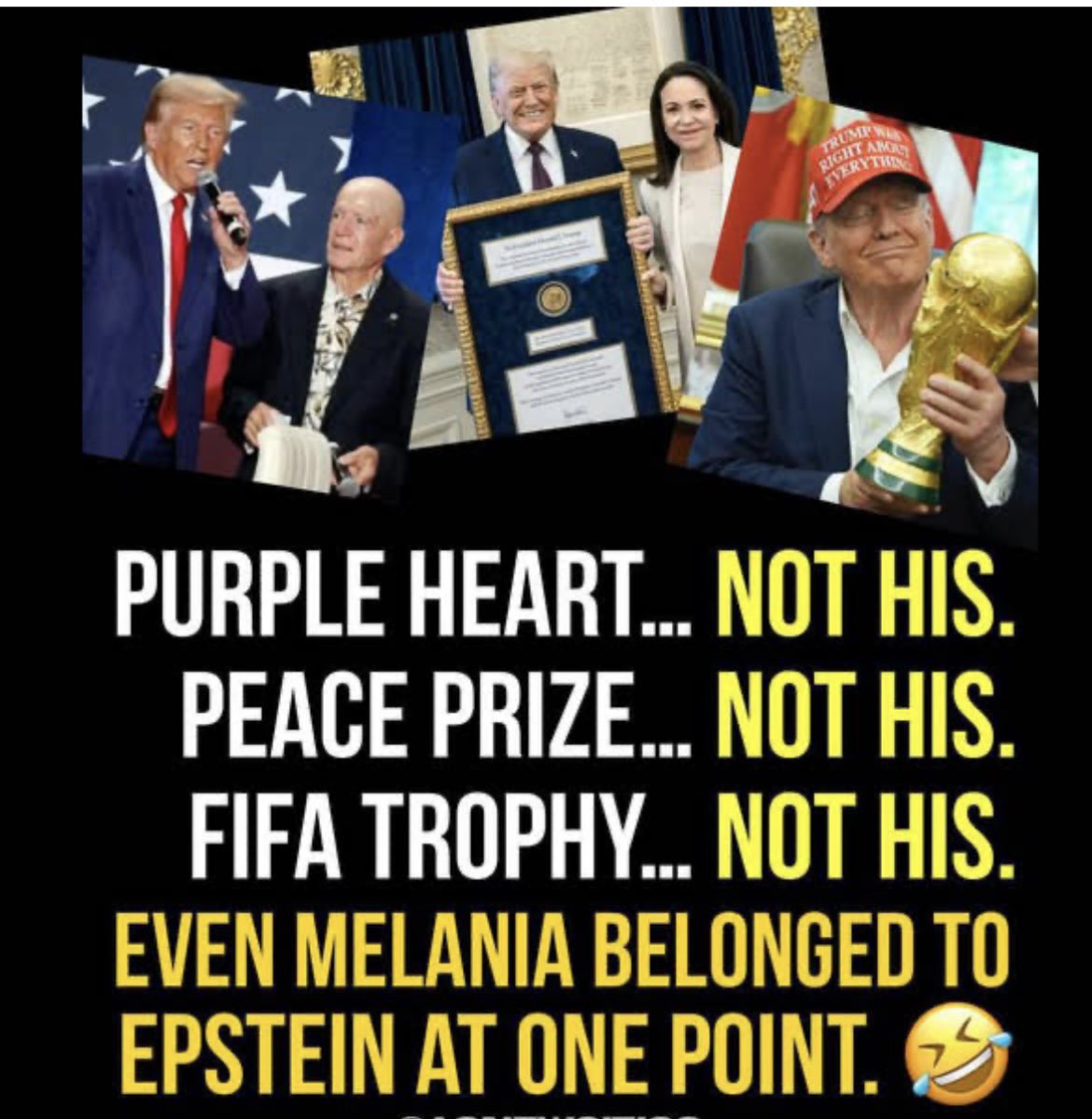 <a href="/traviswcolon/">Sir Travis</a> <a href="/FoxNews/">Fox News</a> Nothing of any substance is theirs… it’s all stolen / grifted/ bribed / corrupt.. shallow stupid people
