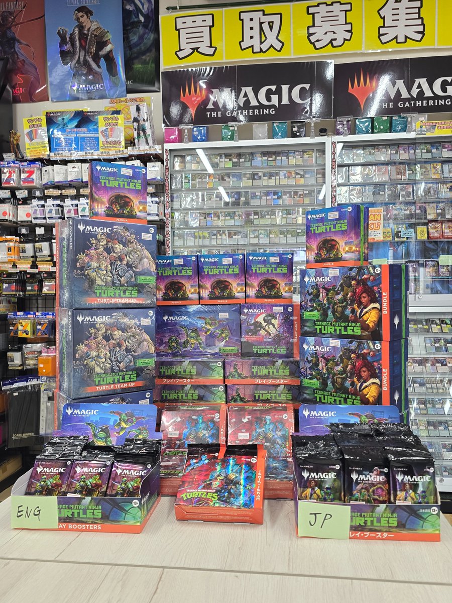 ○20時30分～ MTG #ミュータントタートルズ プレリリース 参加費：5000