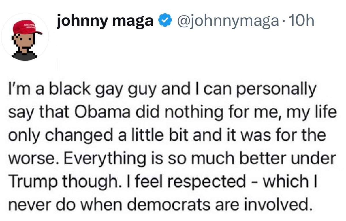 NotHoodlum's tweet image. Garrett Wade, a White House staffer paid $74,500 to shitpost as a Black man on the internet under @johnnymaga, finally comes clean.