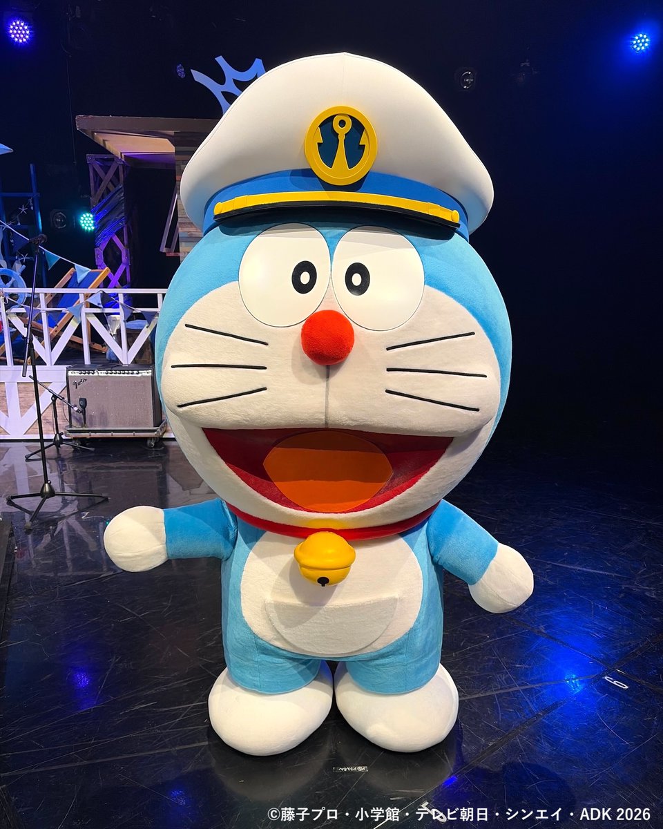 doraemonChannel's tweet photo. ドラえもんが
きょう2/27(金)21:00～放送の
「ミュージックステーション」に登場✨

『映画ドラえもん 新・のび太の海底鬼岩城』
主題歌を歌うsumikaさんの応援に駆け付けたよ！

「カメレオンぼうし」をかぶって準備ばっちり♪
放送をおたのしみに！ https://t.co/76N3yQQU0D