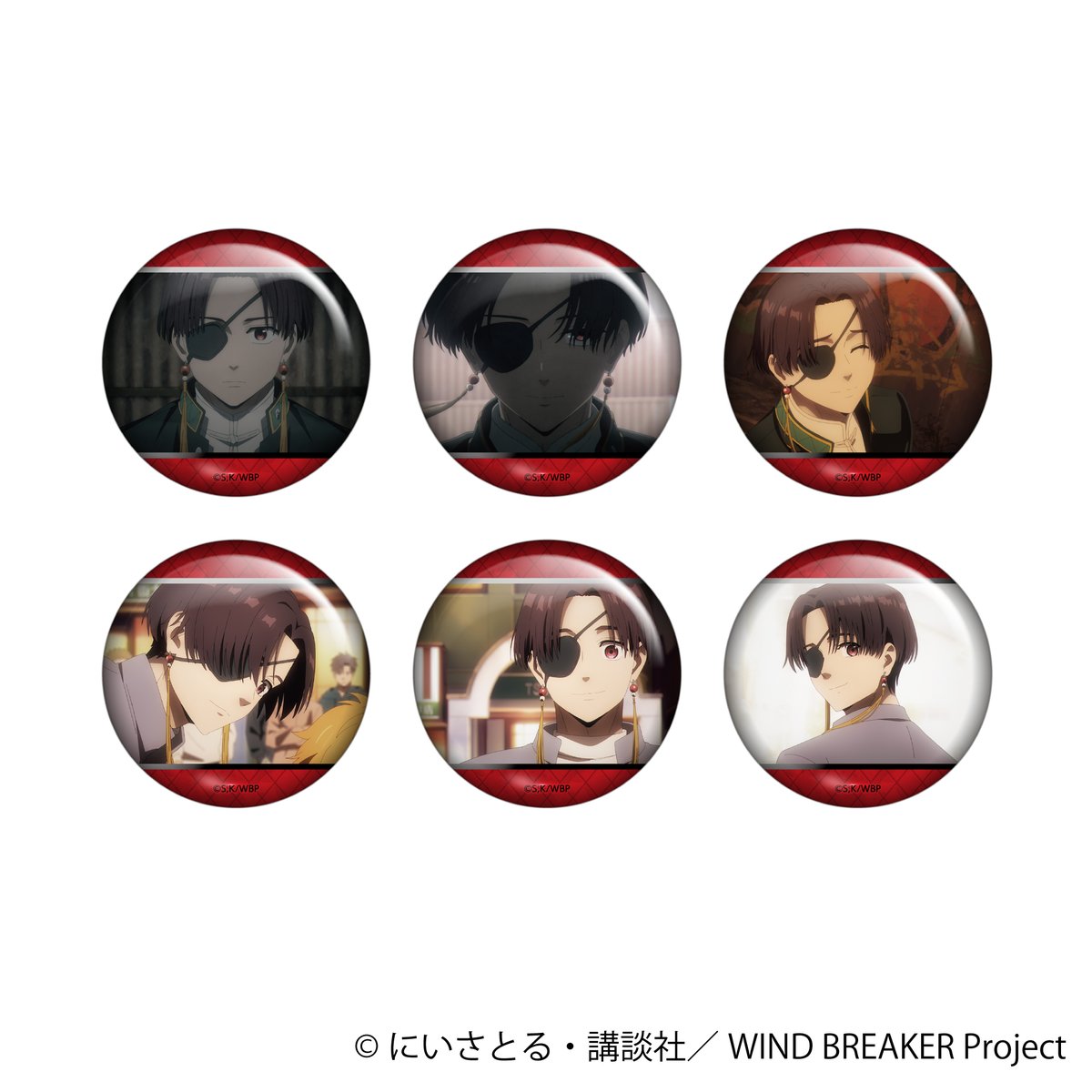 ☆新着☆ 【WIND BREAKER】 桜がいっぱいホロキャラバッジコレクション