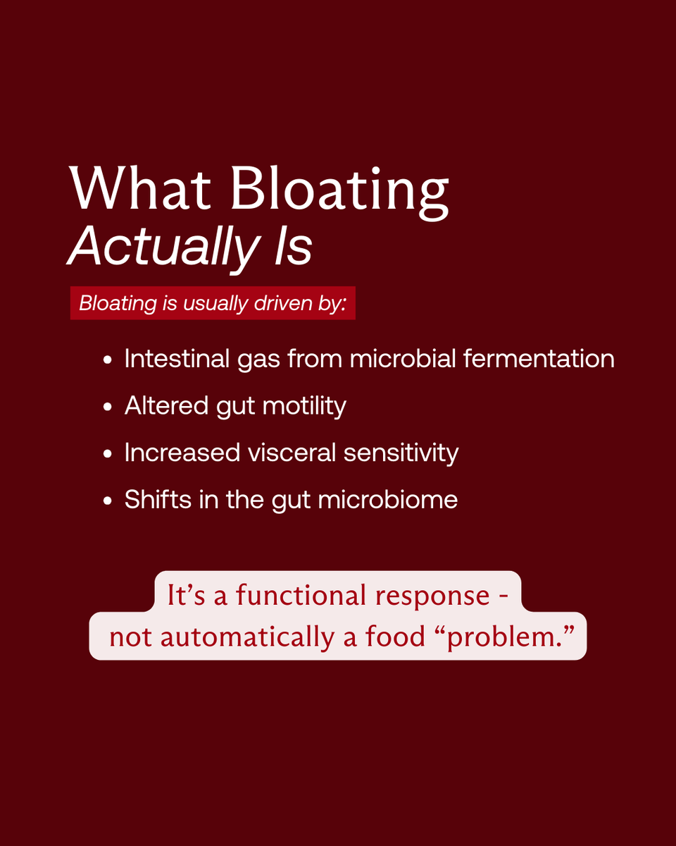 im8health's tweet photo. Bloating is common.
But common doesn’t mean simple.
It’s easy to assume a food intolerance and start eliminating. Gluten. Dairy. FODMAPs.
Yet in many cases, bloating isn’t about one specific food - it’s about how your gut is functioning.
Gas production, microbial balance, gut motility, stress. They all influence how you feel after eating.

Before removing more foods, it may be worth asking:
Is this intolerance - or is my gut asking for support?

#im8 #im8health #guthealth #digestivehealth #microbiome #immunity