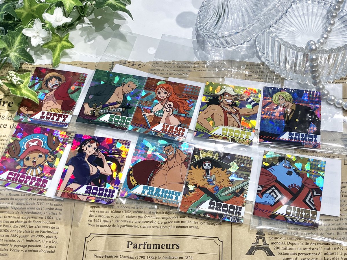 新商品】 MUGIWARA STORE ARTS プリズムステッカー ルフィ/ゾロ/ナミ