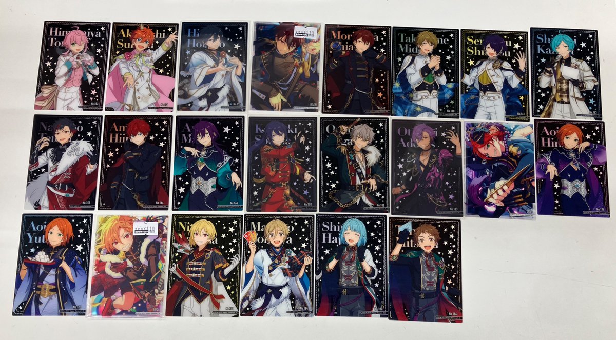 🦊ホビー売り場情報🦊 #あんスタ のカード類補充しました！クリア