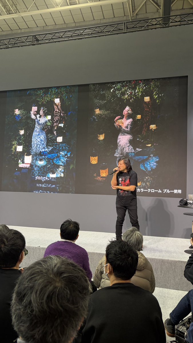 CPプラスFUJIFILM haseo先生の登壇を見ていたら作例として私の写真を出してくださりました！
すごく嬉しくて泣きそうになっちゃった🥲✨

この瞬間を残してくれてありがとうございます！
朝からとっても幸せな気持ち🥰