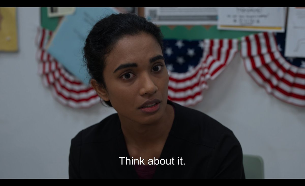 #thepitt al-hashimi after seeing samira cleaning abbot's wound an hour ago: