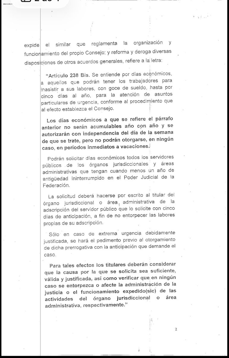 CarlosArteagaTo's tweet photo. La electa le niega arbitrariamente a una trabajadora su día económico.

Quienes no merecen trabajar en el PJF desconocen los derechos adquiridos de quienes sí se han preparado en la institución. https://t.co/FXueNg6Pc7