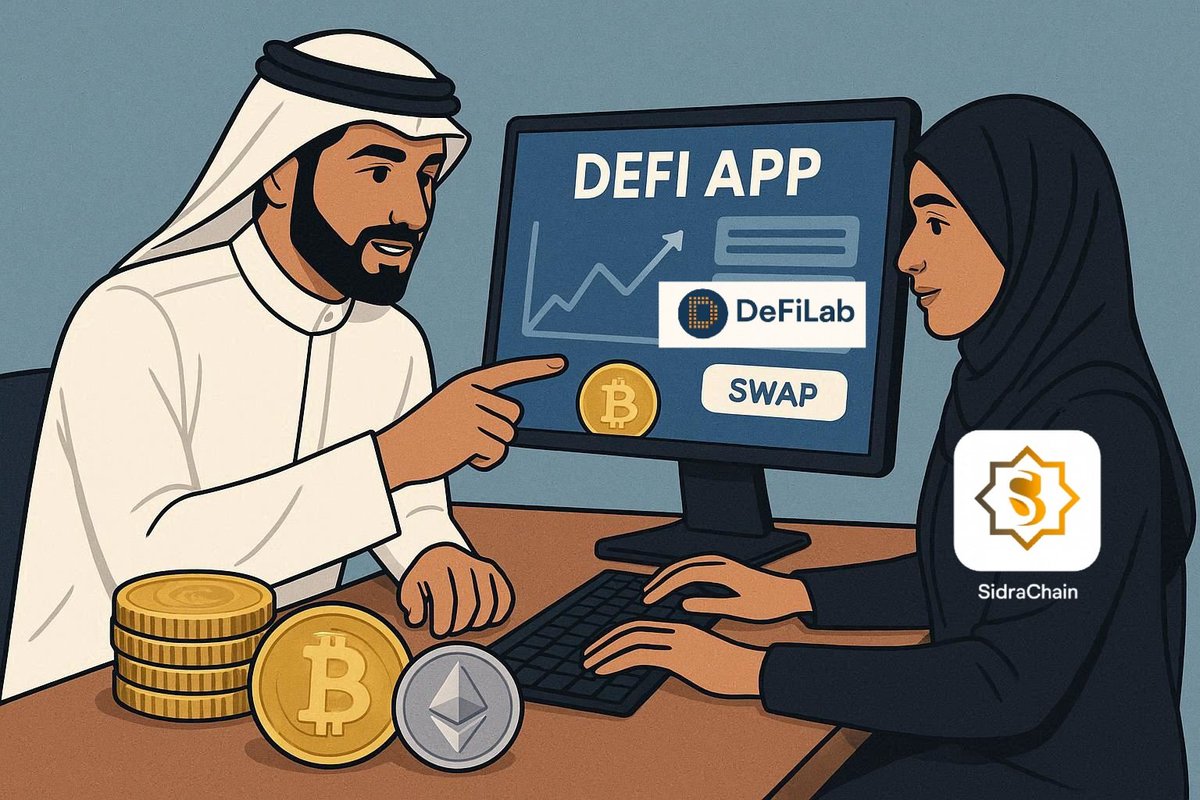 YeversonGomez's tweet photo. #DefiLab
💰Our #DeFi platform brings Sharia-compliant #savings, lending &amp; investing to everyone.
Powered by #blockchain: total transparency, ironclad security, ultra-low fees.
No riba. Pure halal growth. Join the revolution👇
LINK:
https://t.co/jIes983DF9

#Sidra #SDA #SidraChain https://t.co/E3VsccNQhd