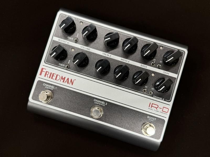 [傷有り品特価]
#FRIEDMAN
『IR-D DUAL TUBE PREAMP』
Friedman Ampの人気モデル「Dirty Shirley｣ ｢Twin Sister｣ ヘッドアンプ を彷彿とさせるオーガニックでリッチなサウンドとレスポンスをフロア型のコンパクトサイズで実現!

↓ご注文はこちら↓
musette-japan.shop-pro.jp/?pid=182926322

#チューブプリアンプ