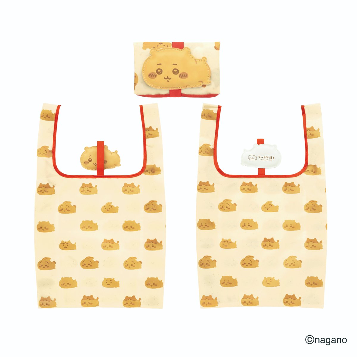 ＼ちいかわ焼きオリジナル新グッズ／ 

【3月17日(火)新商品】
『折り畳みエコバッグ』
  
ちいかわ焼きがいっぱい散りばめられた、
やさしい焼き色カラーの折りたたみエコバッグが登場✨

コンパクトに折りたためて、バッグの中でもかさばらない便利なサイズ感。