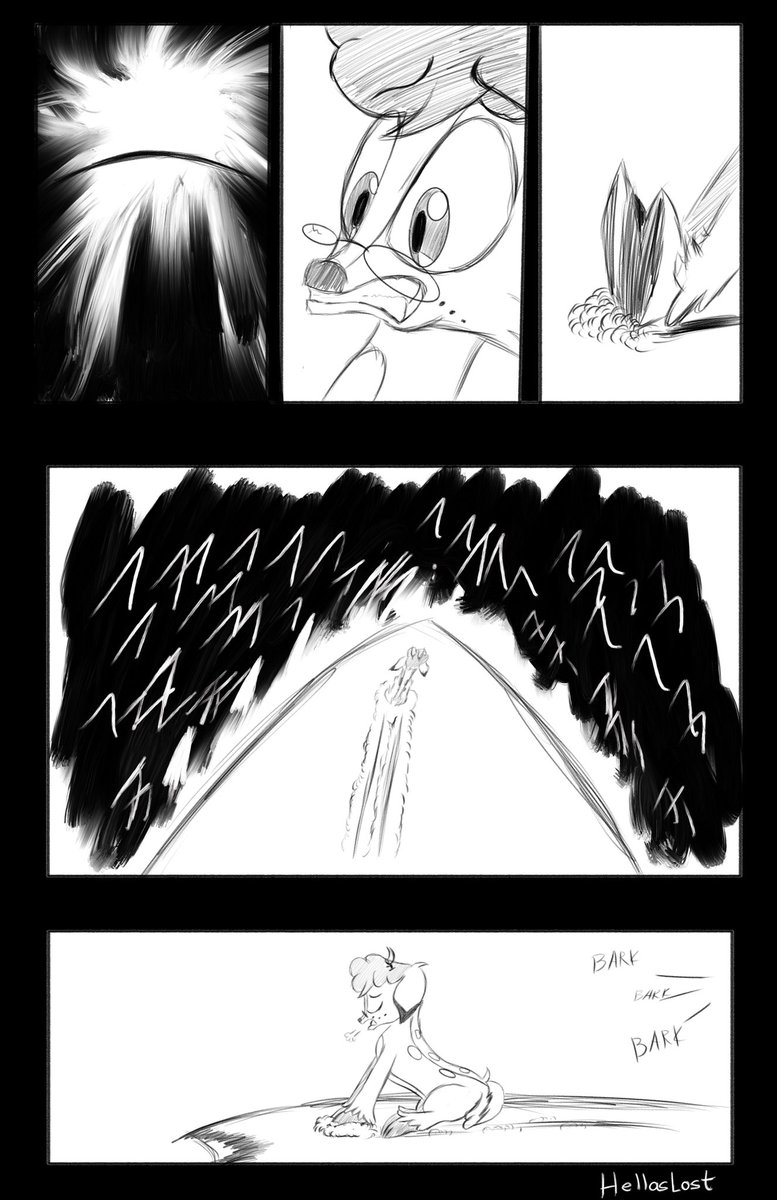 HellasLost's tweet photo. Mini-cómic of my #RadioStatic x #mlpfim crossover. I kept listening to One Call Away and thought of this. 1/2 https://t.co/4Oqi7nh2mm