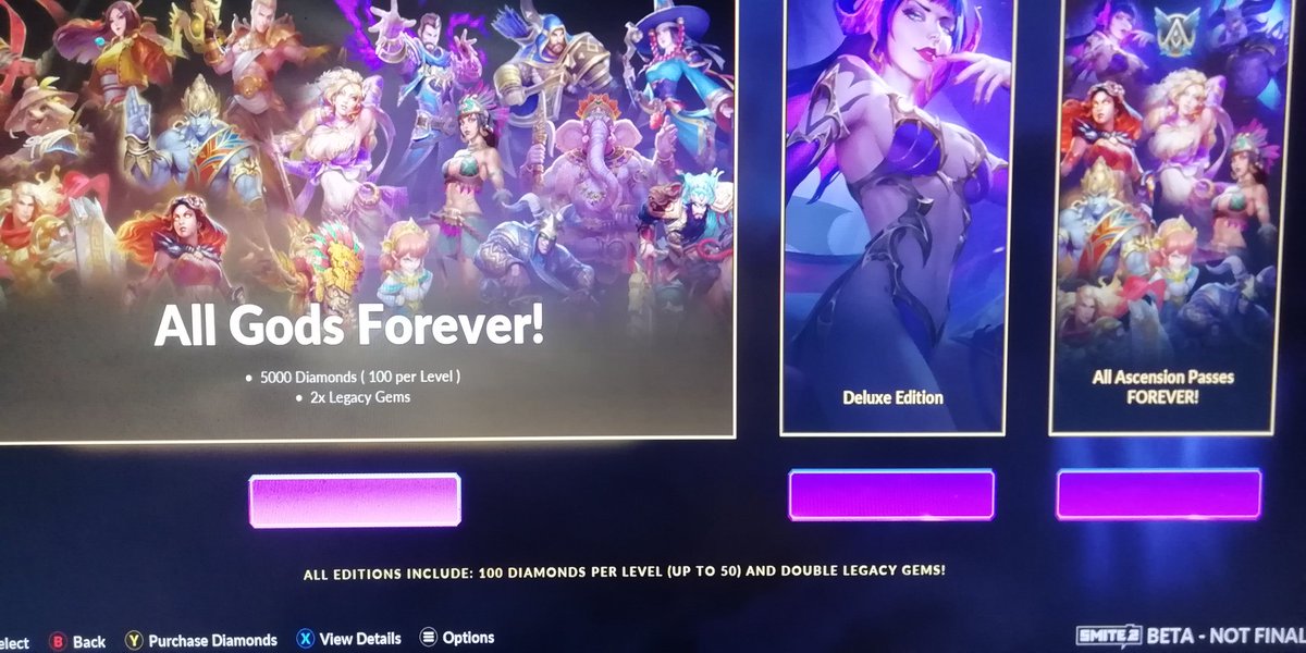amycmouse's tweet photo. @SMITEGame theres a bug right now with the store on xbox don't know if all platforms but I can't buy the god packs at all https://t.co/UfvsoQeKjN