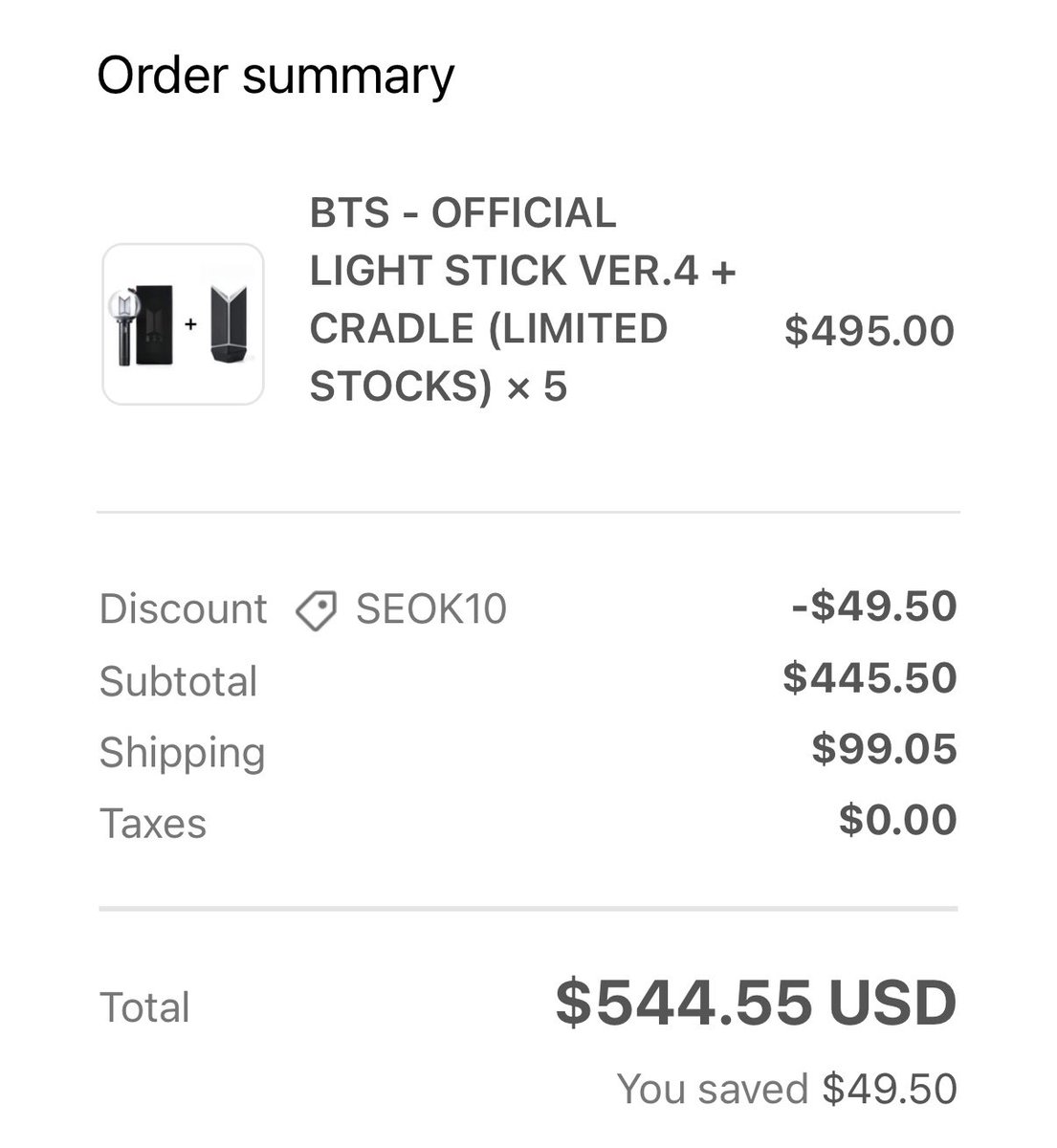 🎁 5 EXTRA BTS LIGHT STICKS 🎁 
⭐️             FOR GIVEAWAY            ⭐️