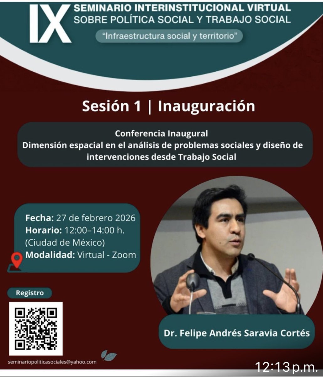 DeptoCSociales's tweet photo. 🎓📚 Cordial invitación ✨ https://t.co/UhhvPU2iB6