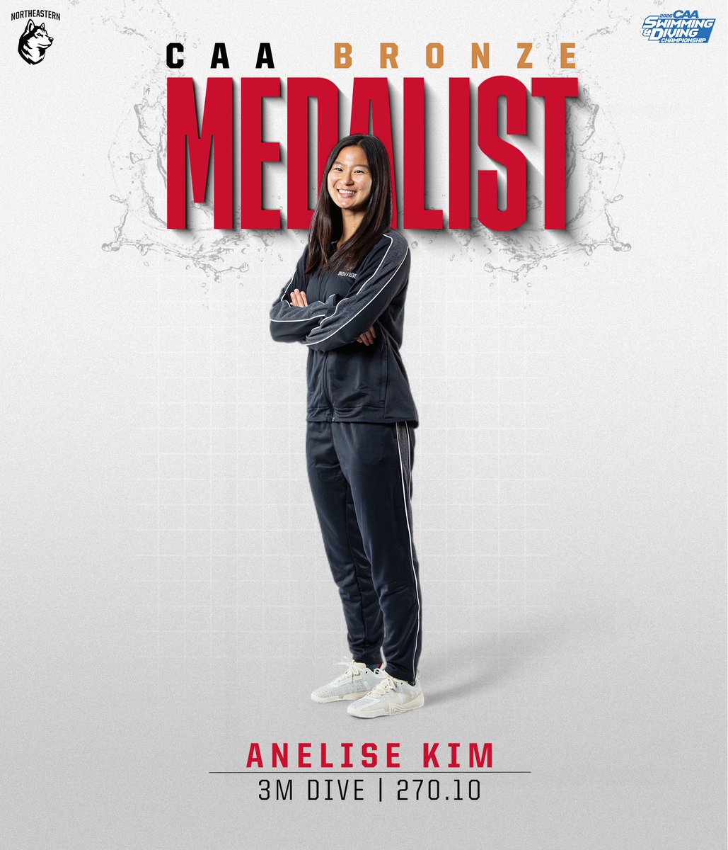 Northeastern Swim & Dive tweet media
