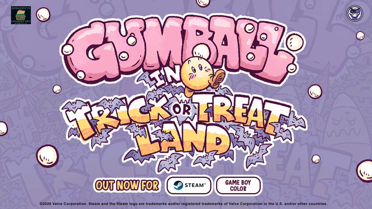 🎃👻 GIVEAWAY TIME 👻🎃

We’re celebrating #GumballInTrickOrTreatLand with a #Steam Giveaway! 🍬🌀

Want to explore Trick or Treat Land with Gumball and friends? Now’s your chance to win a FREE copy! 🎁

✅ Follow
✅ Like &amp; RT
✅ #Subscribe youtube.com/GamerSection
Winner Soon