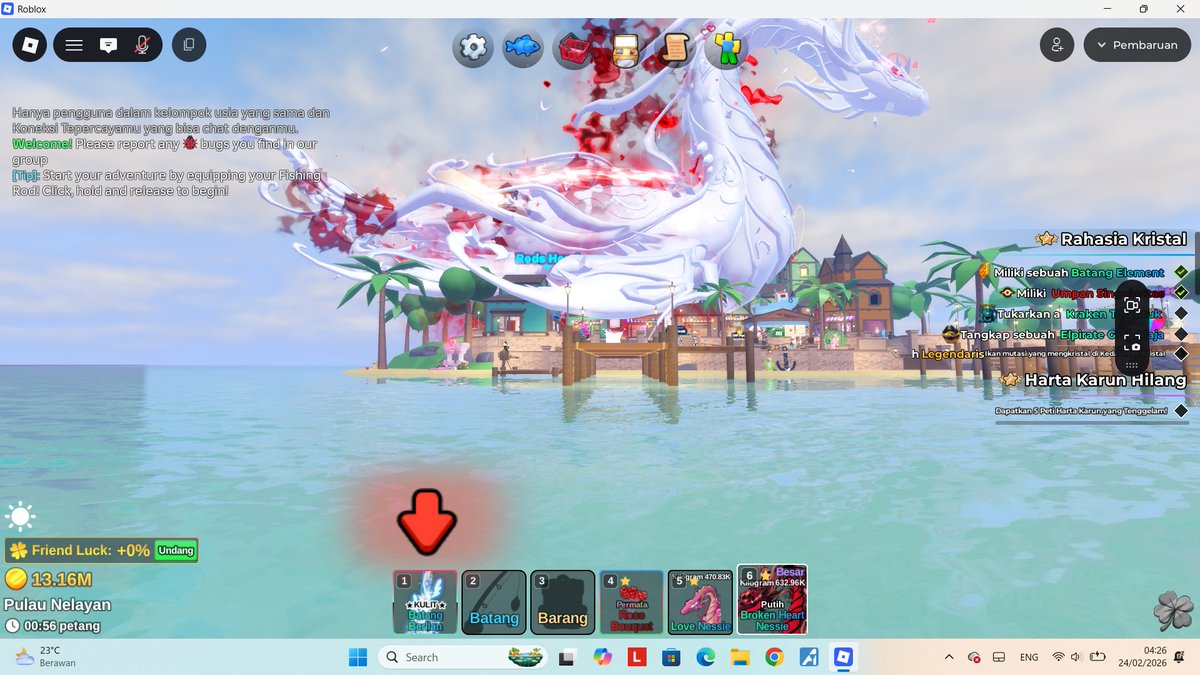 upp wts big broken heart nessie albinonya 49k ajaa kakaa, nanti aku bonusin maja sama krakenn nii🤸‍♂️

JOMM SUNG WAWA DI BIO YAAW😋🤏