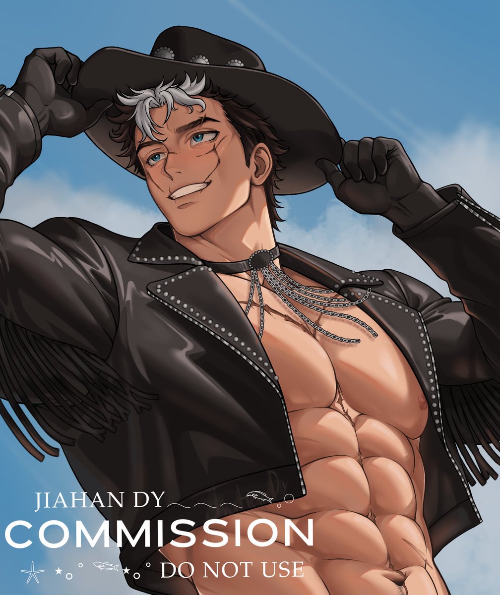 As they say in Texas,"Save a horse, ride a cowboy."(JK mhehehe)

Thank you so much for commissioning me, <a href="/_peeachi/">໒꒱</a>!!! I had fun drawing Jason Todd in a cowboy outfit, he looked way too good, and I made sure he was extra handsome (∩˃o˂∩)★𓃗

#jasontodd #RedHood #dc #Commission