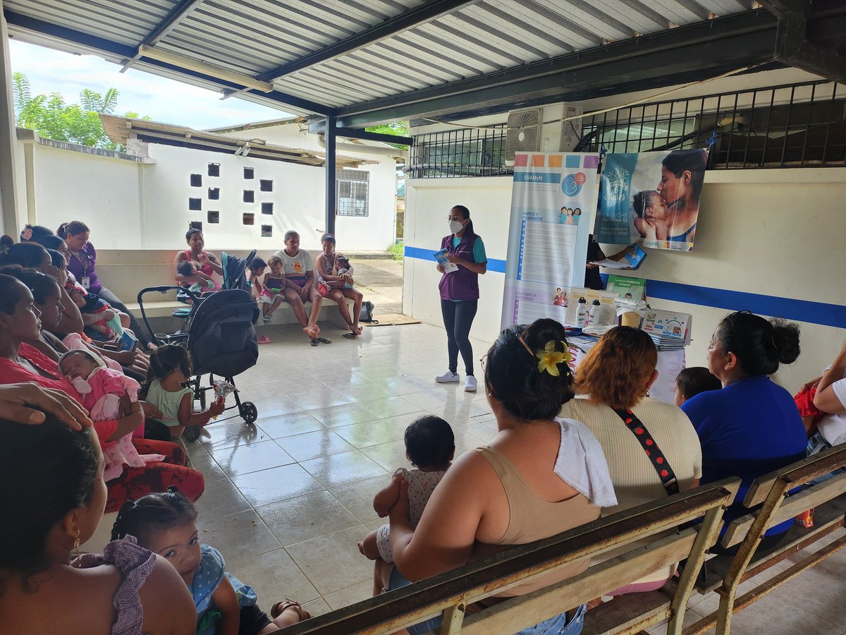 SaludImbabura's tweet photo. 📍Muisne I MSP en territorio I Ministerio de Salud Pública, Centro de Salud Cabo San Francisco realizó la segunda reunión anual con Grupo de apoyo a la lactancia materna donde se brindó charla educativa. https://t.co/lg80fN01pY