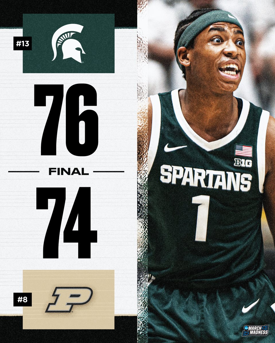 NO. 13 MICHIGAN STATE TAKES A THRILLER OVER NO. 8 PURDUE 💪

Sparty wins in Mackey for the first time since 2014 🤯