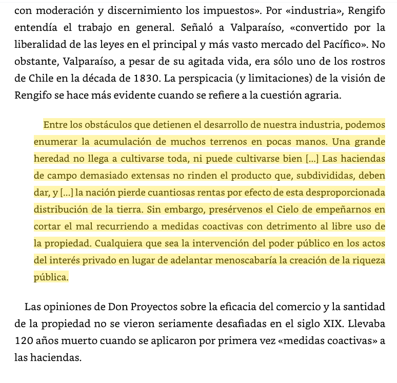 SaezMarinus's tweet photo. @HoplitaPluma Cuesta ver a los latifundistas como víctimas del Estado: entre 1830 y 1925 eran, más bien, parte de quienes lo dirigían. Rengifo, por ejemplo, no confiaba mucho en su capacidad productiva o emprendedora. https://t.co/CJQMUUn9e6