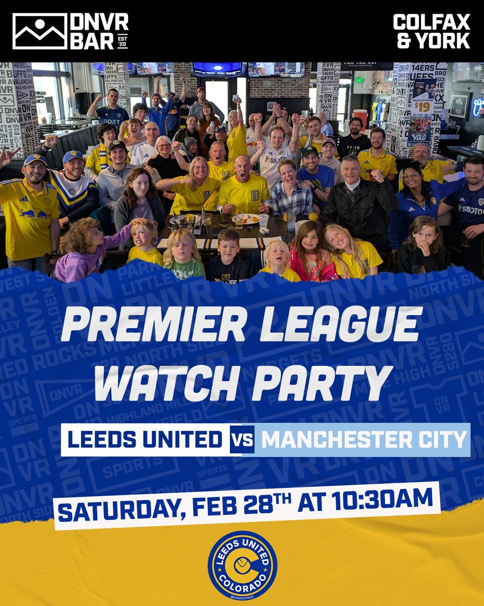 LeedsUTDCO's tweet photo. Join us for a late kick off on Saturday morning as we play host to Man City #MOT https://t.co/MnFujqMcrG