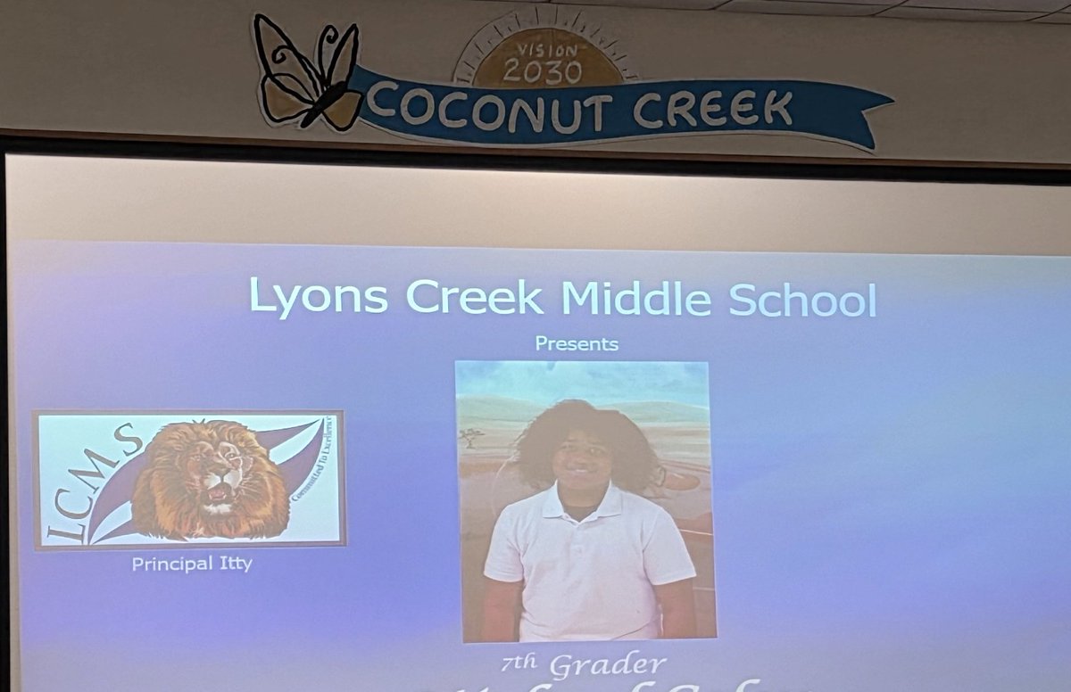 Lyons Creek Middle School tweet media