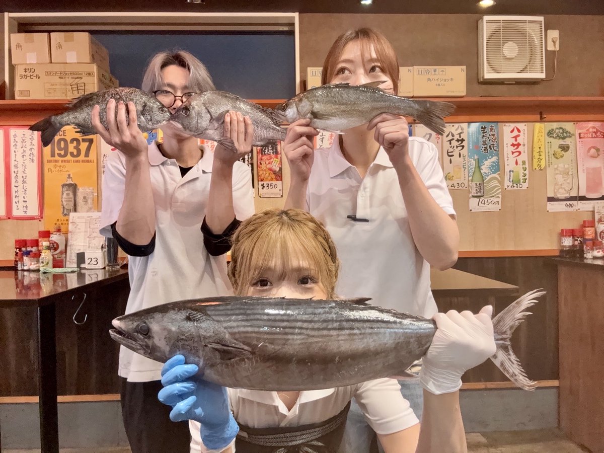 🏮晩杯屋 十三店🦇 #晩杯屋 の名物もつ煮込み！ 本日も新鮮な鮮魚が