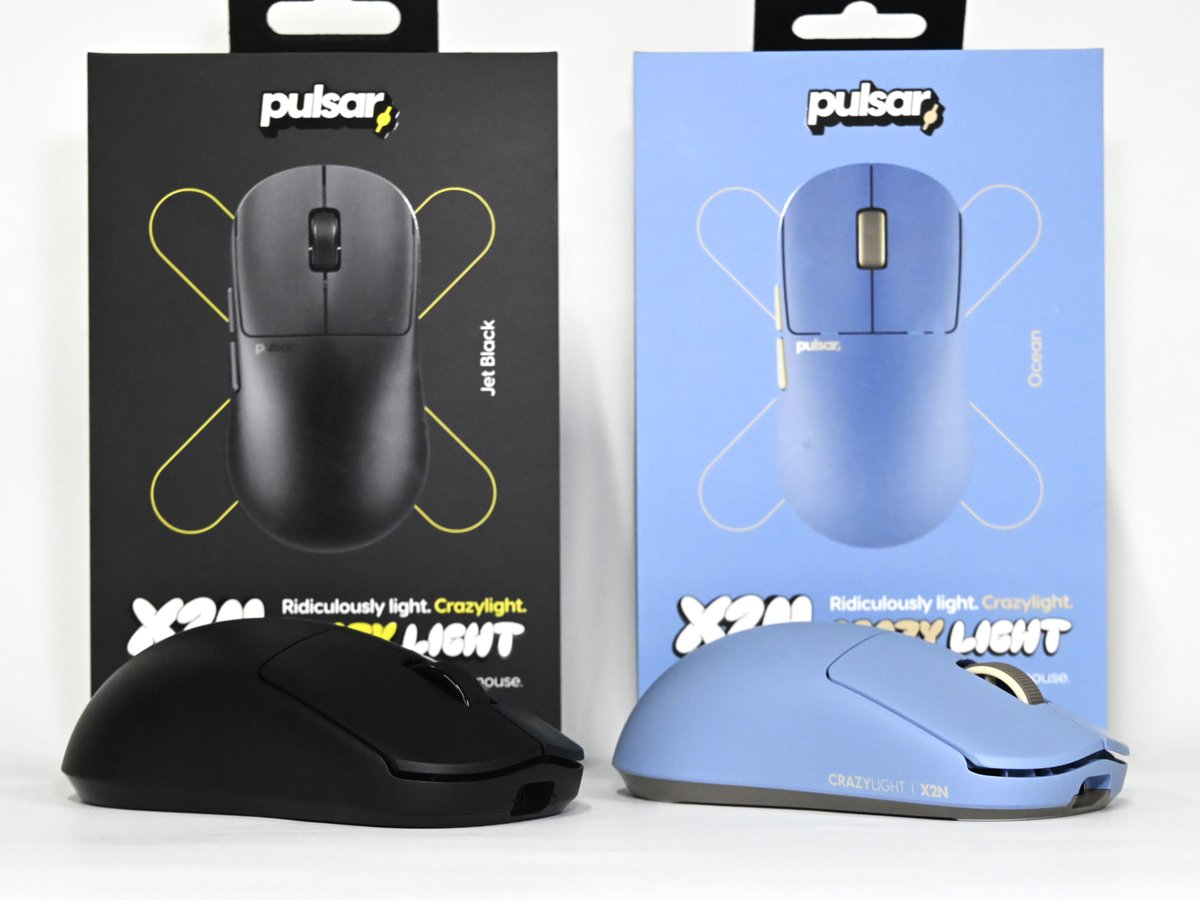 新製品】 Pulsar X2N CrazyLight Mini/Medium 低めのハンプ + 強めの