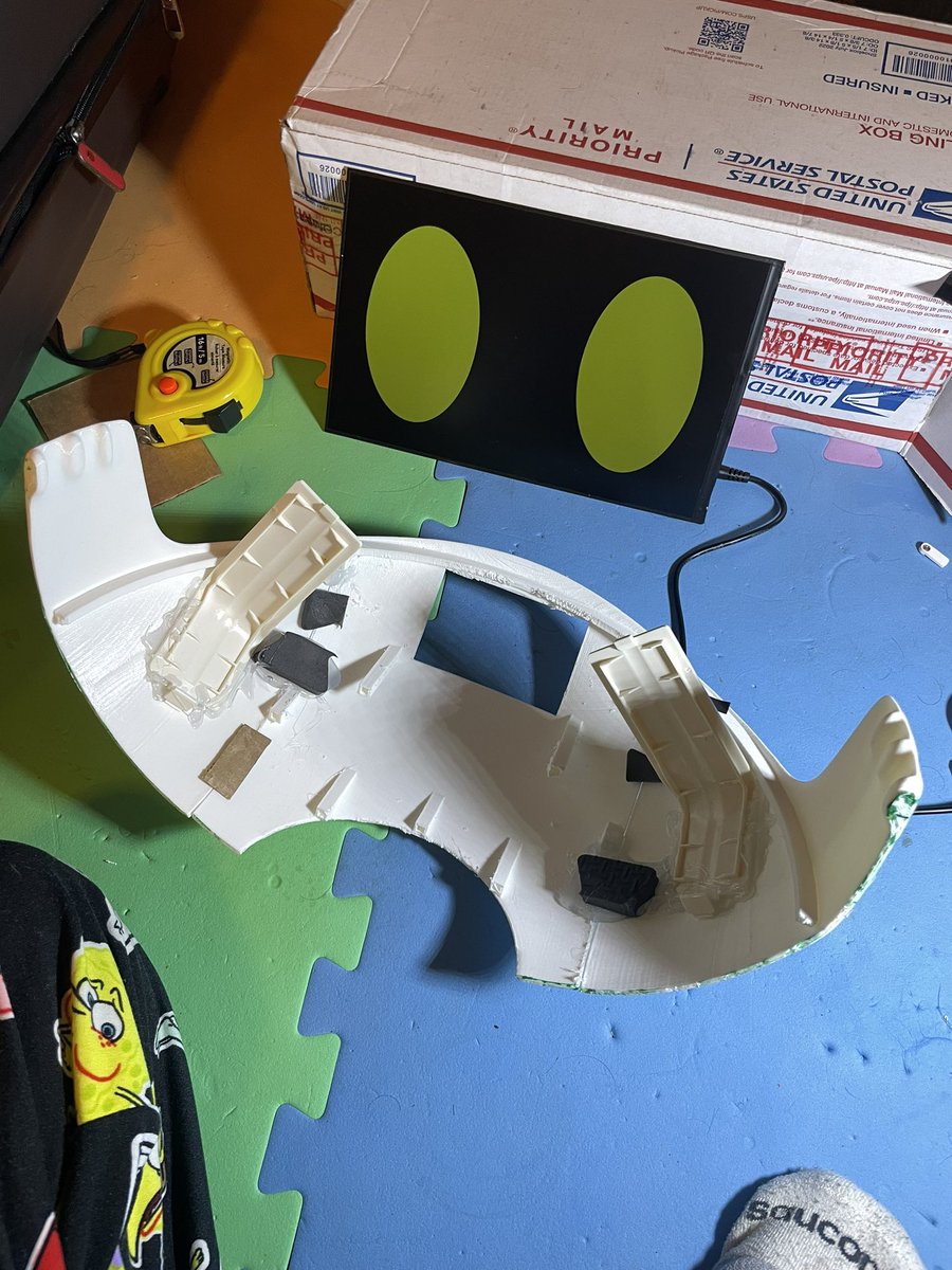 hensmclag's tweet photo. I’m making N murder drone cosplay wip https://t.co/Z2ScDAHjLr