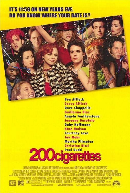 FilmNewsNos's tweet image. 🎬MOVIE HISTORY: 27 years ago today, February 26, 1999, the movie ‘200 Cigarettes’ opened in theaters!

#BenAffleck #CaseyAffleck #DaveChappelle #ElvisCostello #GuillermoDiaz #AngelaFeatherstone #JaneaneGarofalo #GabyHoffman #KateHudson #ChristinaRicci #MarthaPlimpton #PaulRudd