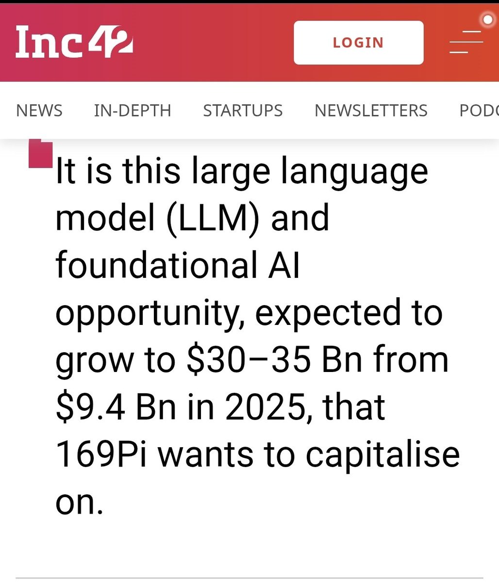 $PIE @ $445K. Is the opportunity you're looking for. Ape, sit on your hands and thank me later. 
inc42.com/startups/ai-st…