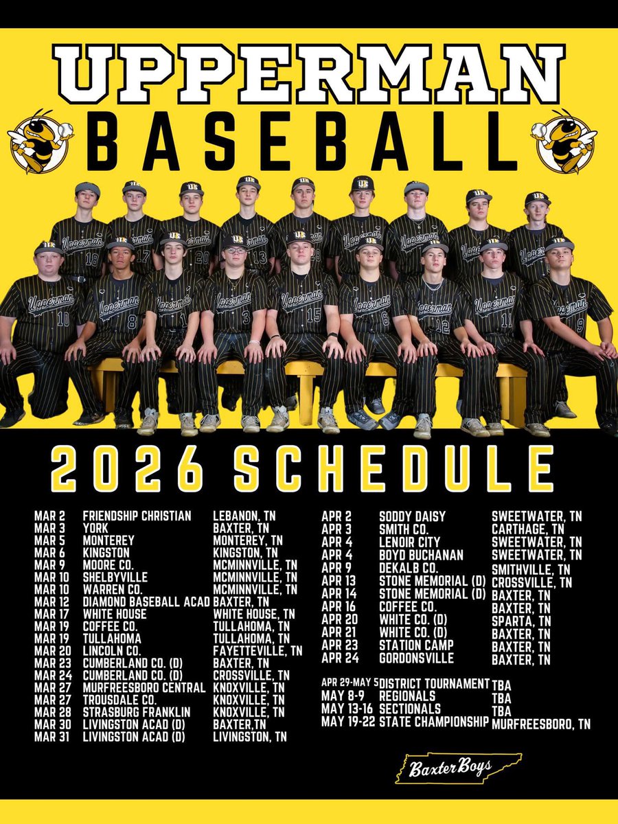 Upperman Baseball tweet media