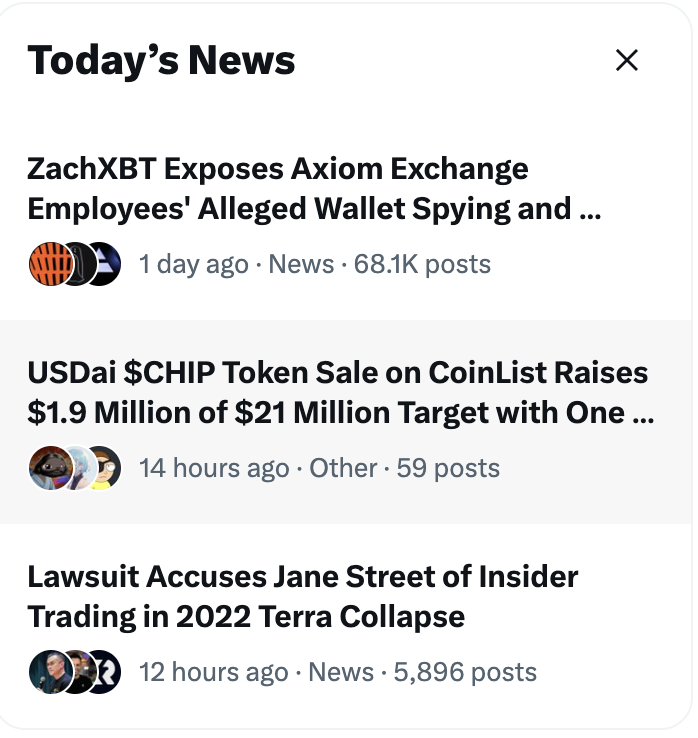 token sale failed for <a href="/USDai_Official/">USD.AI | Public Launch is Live</a> 

now it’s trending on X

at least they saved on marketing budget