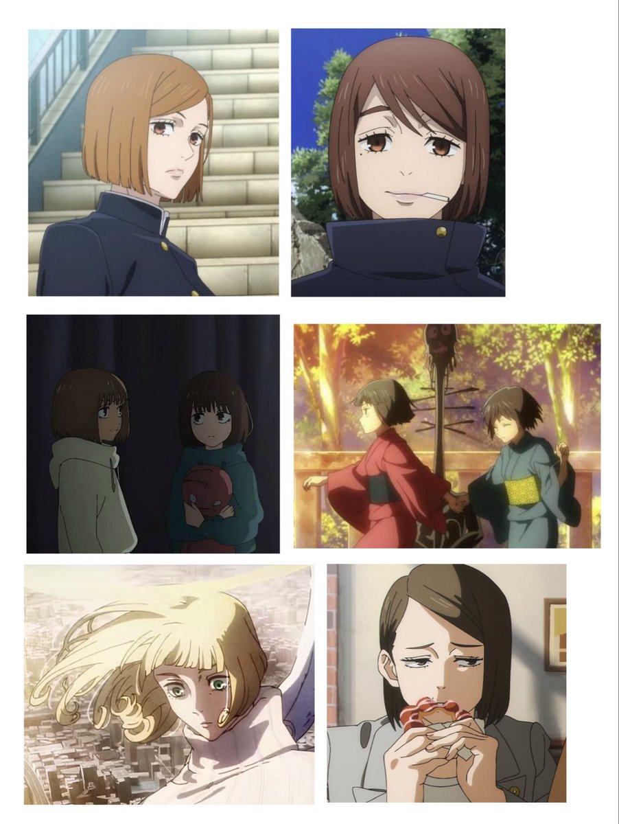 gege just loves to give his female characters bobs