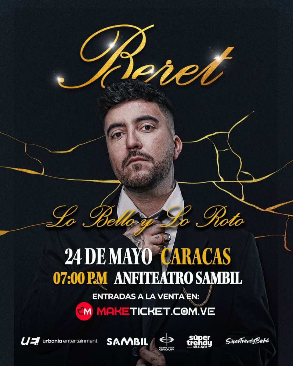 BeretCFVzla's tweet photo. Mis amigos por fin han llegado el momento que hemos soñado los fans de @JavierBeret 🇻🇪❤️

Vamos a disfrutar este concierto, si quieres ser parte del club de fans oficial de beret déjanos tu comentario y te agregamos. https://t.co/vIxAQWGQHc