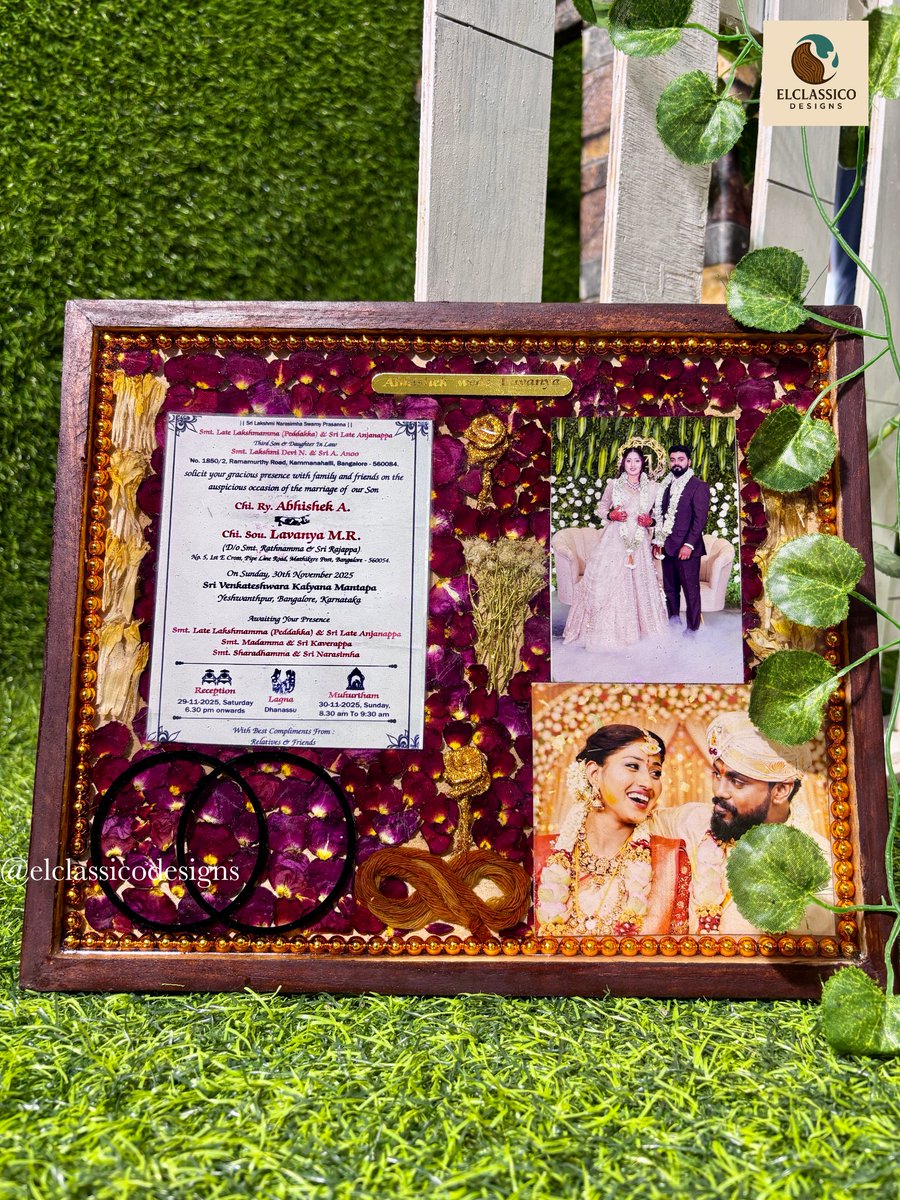 ElclassicoDsgn's tweet image. But this? 👇

If your wedding is coming…
or recently married…
You NEED this.

Limited custom slots every month.
DM now before we close bookings.

📞 8884488949

#elclassicodesigns
#ResinFrame
#WeddingKeepsake
#CoupleGoals
#MemoryPreserved