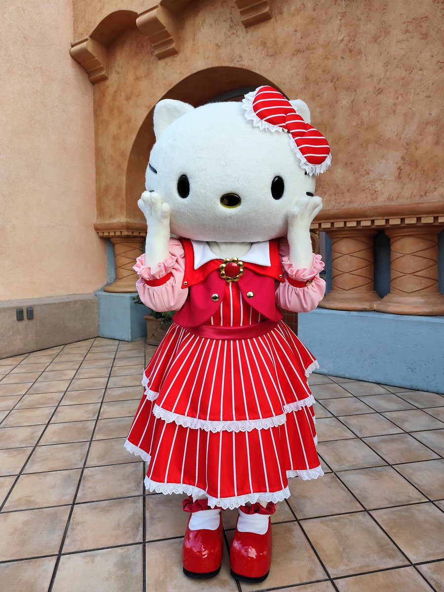 はいっキティ📸❤✨️ #USJ 2026/2/15デザスタ前グリーティング