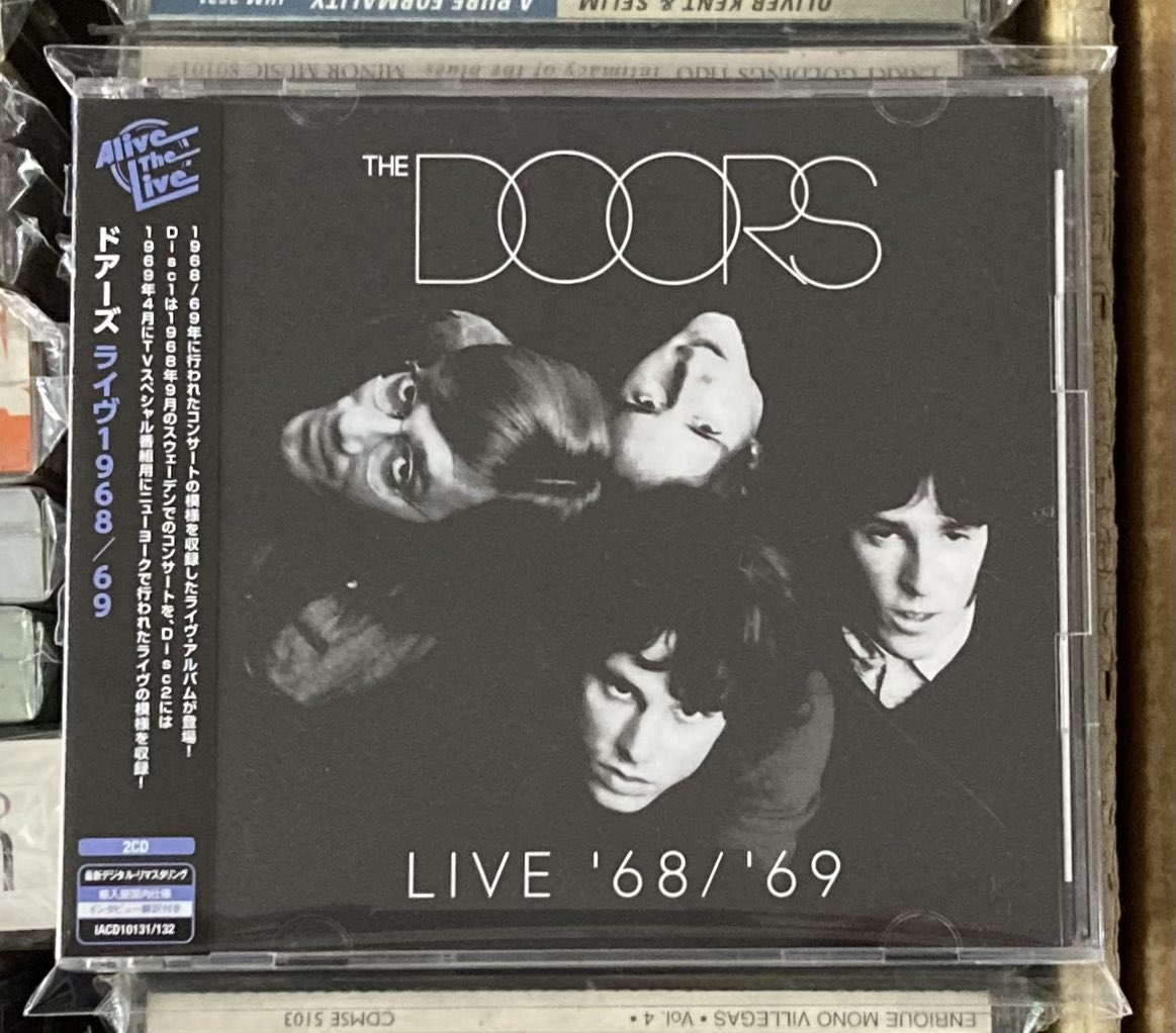 CD入荷】ドアーズ／ライヴ1968 / 69／1968年のスウェーデンのライヴと