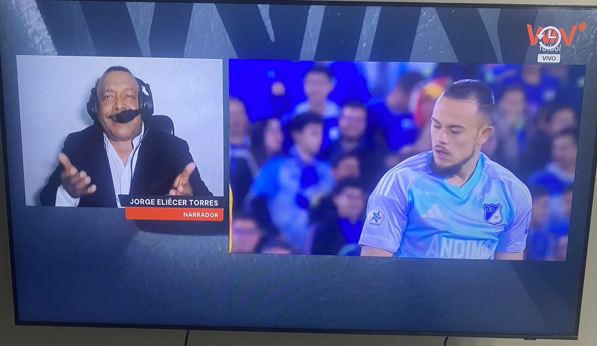 Una firmatón para que Jorge Eliécer Torres narre todos los partidos de Millonarios…

<a href="/WinSportsTV/">Win Sports</a> <a href="/AndreaGuerreroQ/">Andrea Guerrero</a>