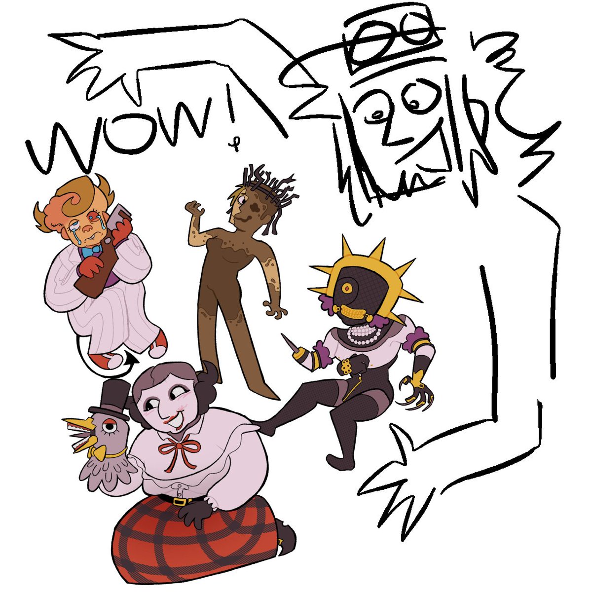 FOUR NEW KEYCHAIN DESIGNS UP FOR SALE! We got Franco, we got Liliya, we got Gooseberry… and Val is there too.