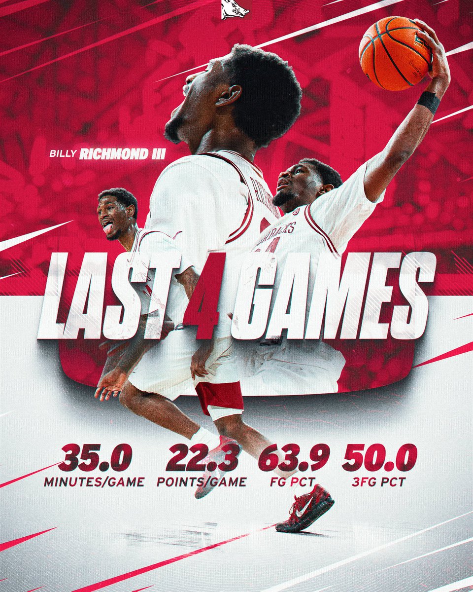 Arkansas Razorbacks Men’s Basketball 🐗 tweet media